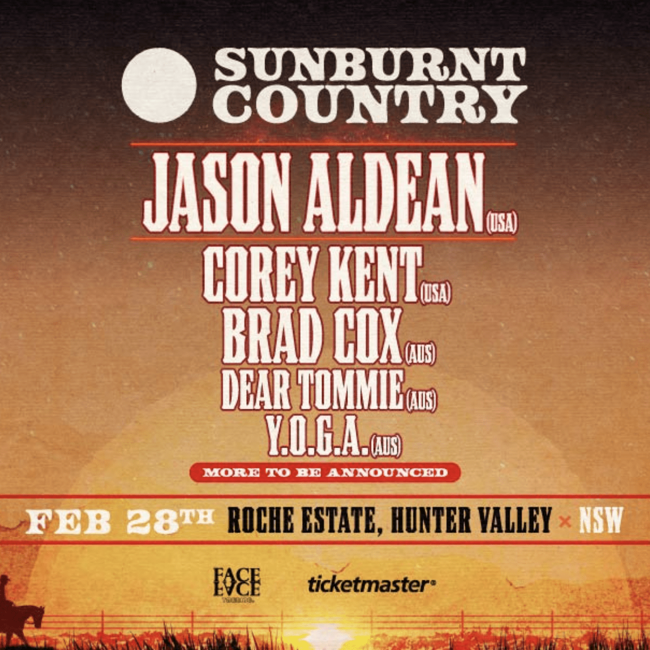 Sunburnt Country Music @ Roche Estate